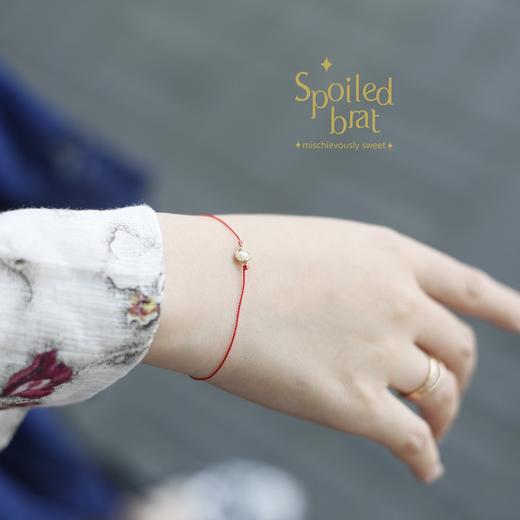 SpoiledBart Jewelry  原创设计 珍珠红绳手链 幸运手链 商品图3