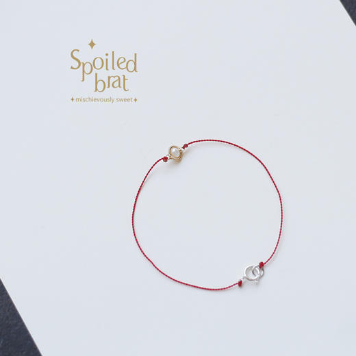 SpoiledBart Jewelry  原创设计 珍珠红绳手链 幸运手链 商品图0