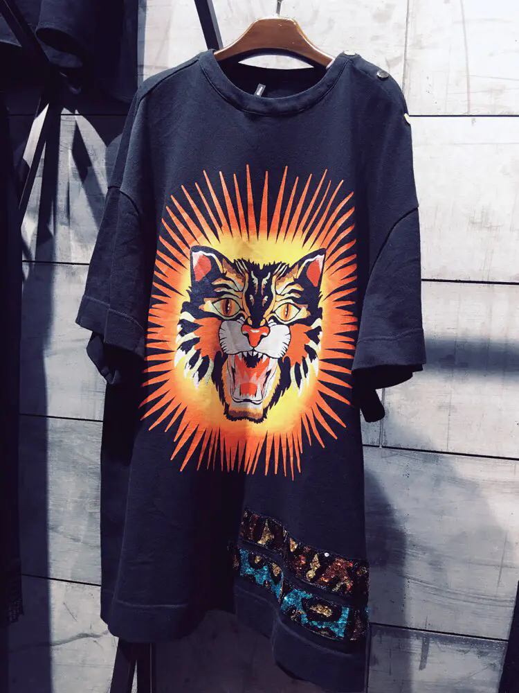 gg潮牌今日特价款老虎头短体桖