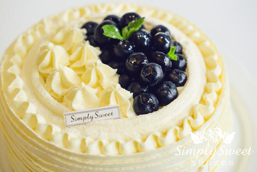 蓝莓鲜奶油蛋糕（提前6小时预订） 商品图0