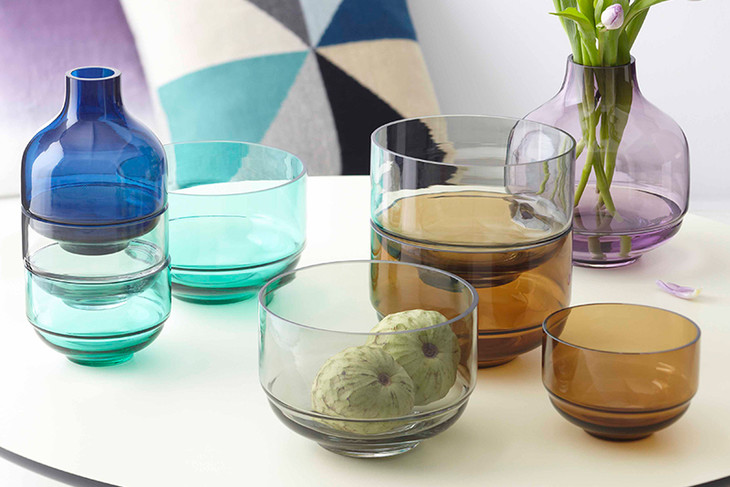 德国【 leonardo 俐傲纳朵】分层系列 两件套花瓶 38cm