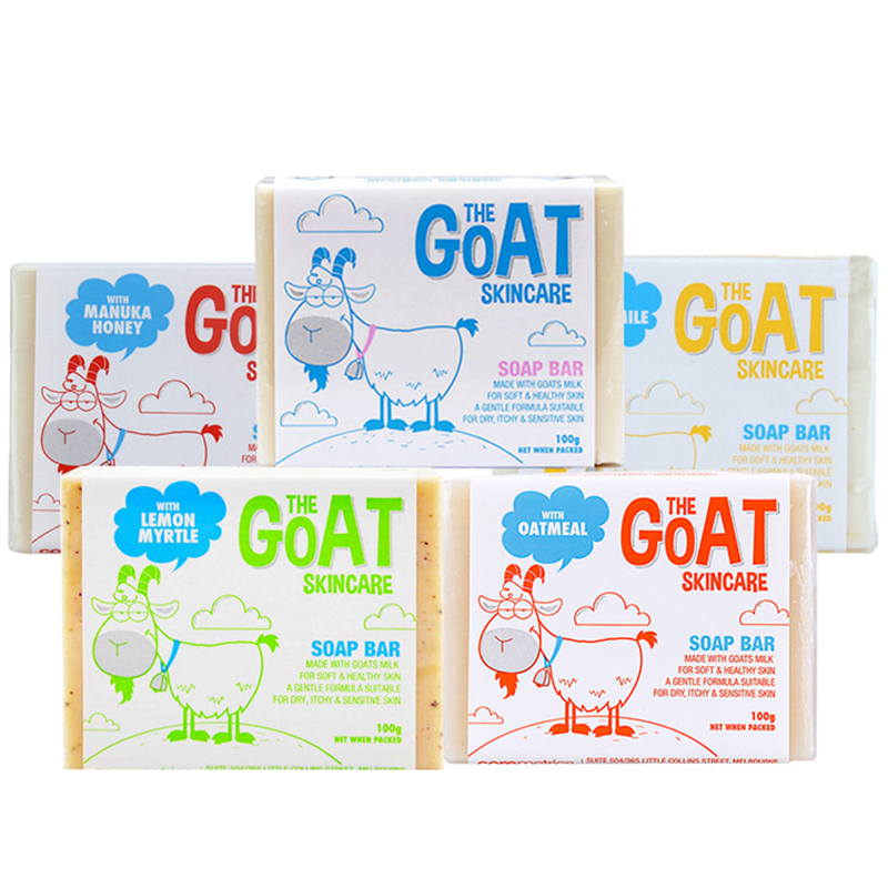 澳洲The Goat Skincare山羊奶皂冷制手工皂婴儿洗脸沐浴香皂 1个