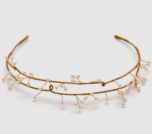 北京仓｜CÉCILE BOCCARA-Dalila-象牙白色珍珠 发饰（项圈）［法国设计师］ 商品图1