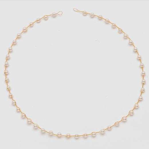 北京仓｜CÉCILE BOCCARA-Pom-白色珍珠 发饰（项圈）［法国设计师］ 商品图1