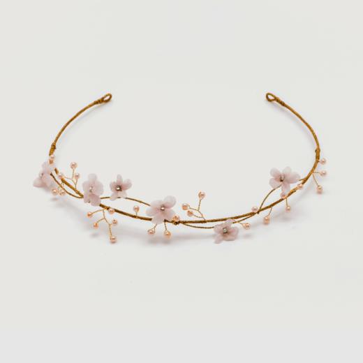 北京仓｜CÉCILE BOCCARA-Lyre-浅浅桃花色 发饰（项圈）［法国设计师］ 商品图1