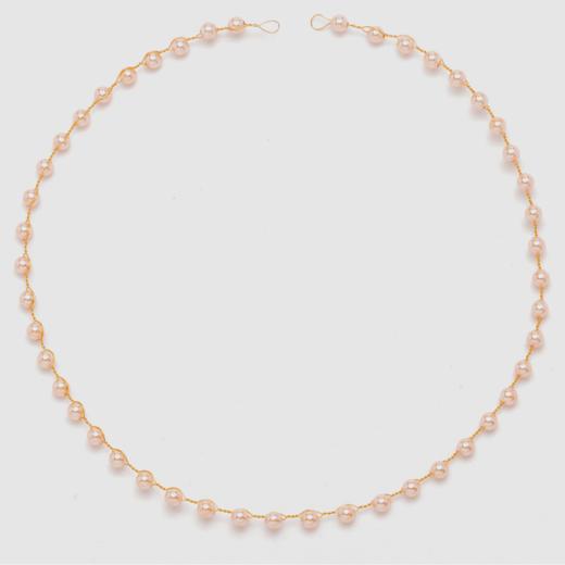 北京仓｜CÉCILE BOCCARA-Pom-玫瑰色珍珠 发饰（项圈）［法国设计师］ 商品图1