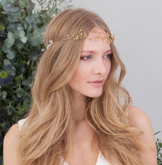 北京仓｜CÉCILE BOCCARA-Dalila-黄金色 发饰（项圈）［法国设计师］ 商品图0