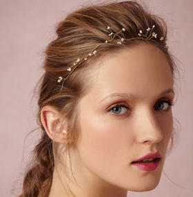 北京仓｜CÉCILE BOCCARA-Jasmine-象牙白色珍珠 发饰（项圈）［法国设计师］