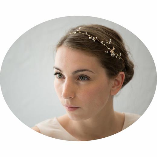 北京仓｜CÉCILE BOCCARA-Jasmine-象牙白色珍珠 发饰（项圈）［法国设计师］ 商品图4