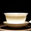 拾艺丨凝脂玉白瓷 陶瓷盖碗 两款可选 商品缩略图2