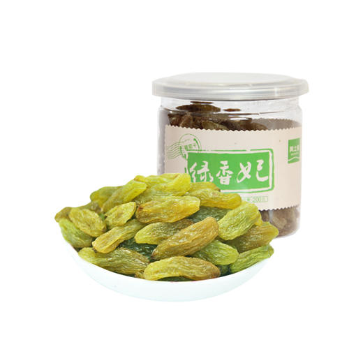 黄土情 绿香妃葡萄干桶装200g 商品图0