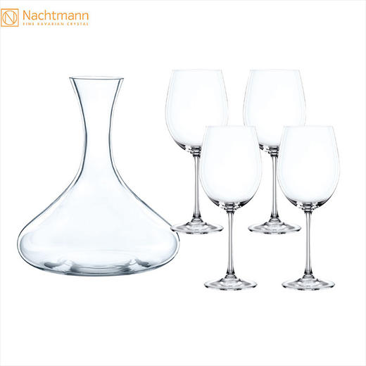 德国奈赫曼酒具5件组 维凡迪系列 醒酒器 波尔多红酒杯 商品图0