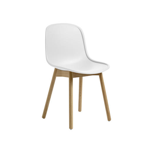 预售 - 丹麦【HAY】NEU13 椅子 抛光橡木腿 塑料座椅不带扶手 商品图0