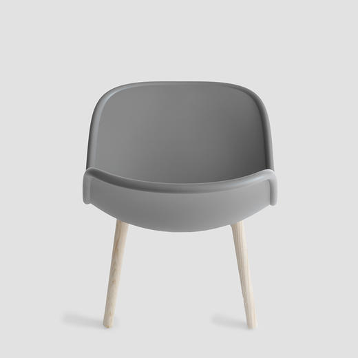 预售 - 丹麦【HAY】NEU13 椅子 抛光橡木腿 塑料座椅不带扶手 商品图2