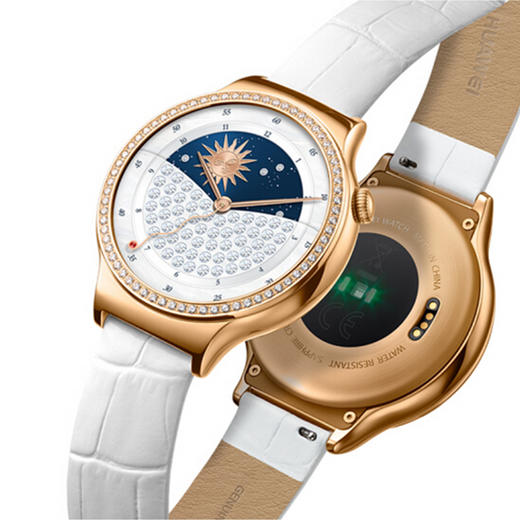 huawei watch智能手表 星月系列(施华洛世奇人造宝石 白)多表盘 微信