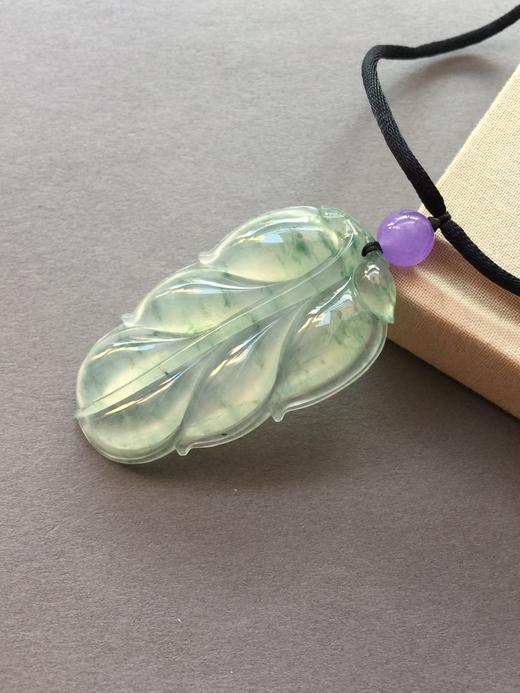 翡翠冰种飘花叶子 商品图1