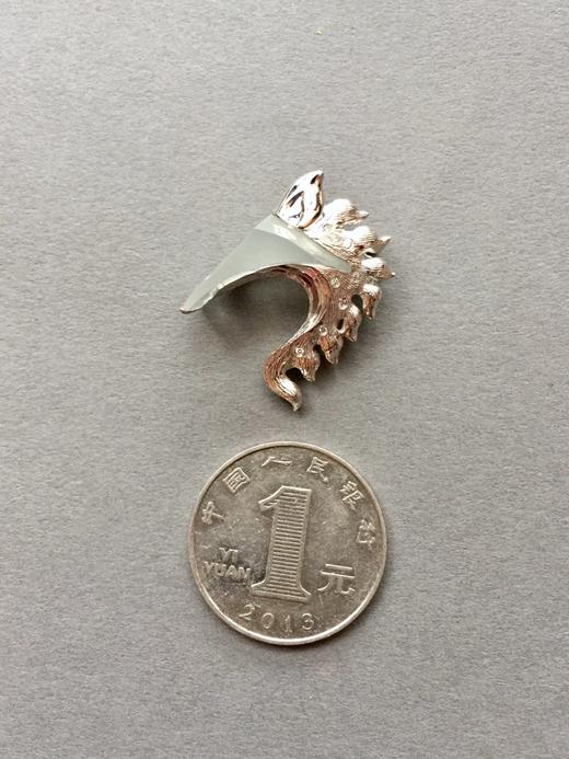 翡翠高冰种翡翠马头胸针 商品图3