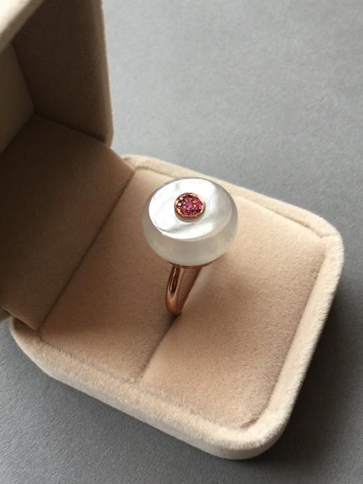 冰种翡翠转运珠戒指 商品图3