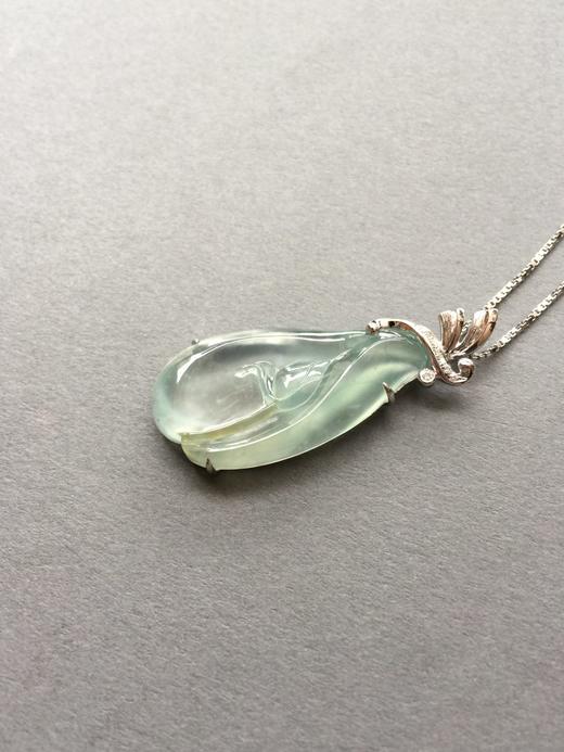 小荷才露尖尖角，早有蜻蜓立上头18k白金钻石镶嵌 商品图2