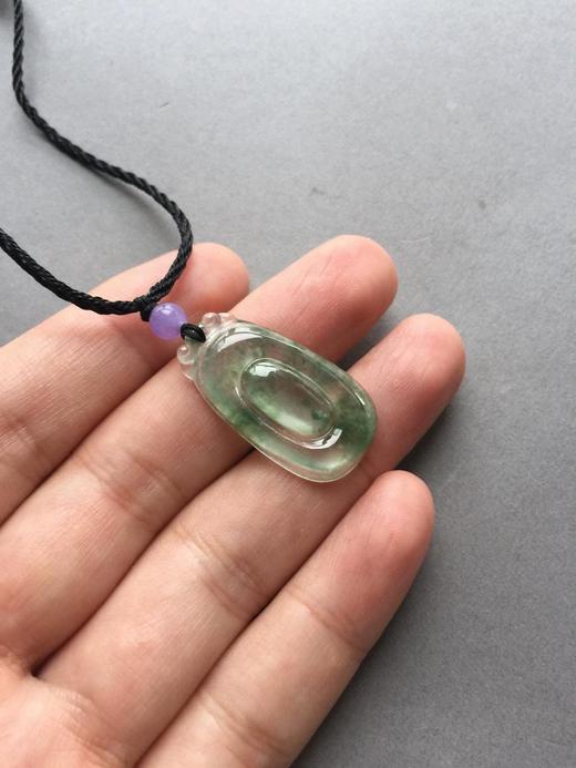 翡翠玻璃种飘花福在眼前 商品图1