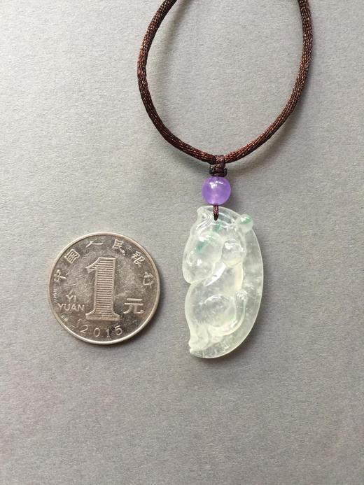 翡翠玻璃种玉兔 商品图1