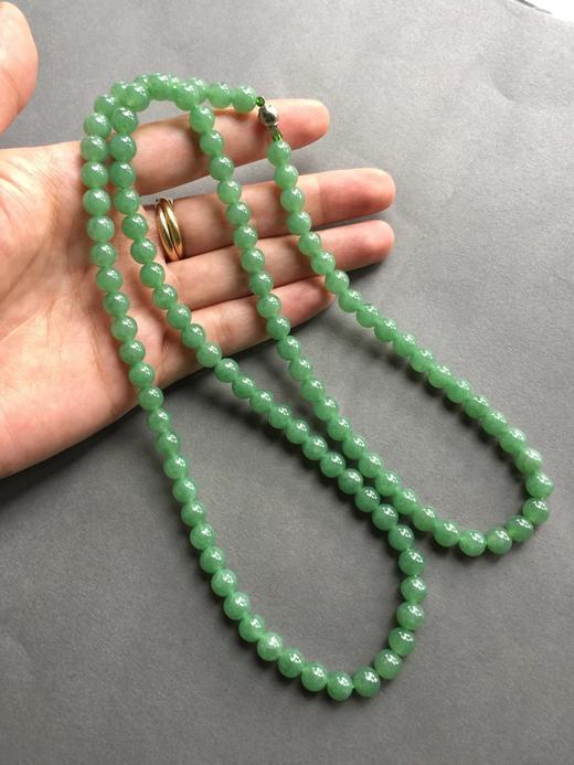 翡翠满绿珠串108珠 商品图0