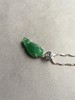 翡翠冰种满绿三脚金蟾18k白金镶嵌 商品缩略图3