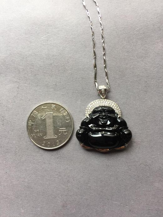 冰种墨翠弥勒佛 商品图2