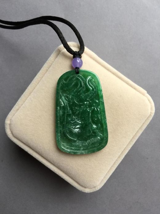 翡翠冰种满绿凤凰牌 商品图4