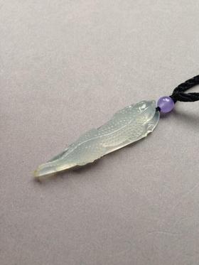 高冰种翡翠蜥蜴心有灵犀