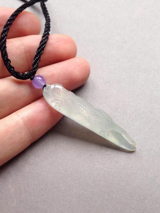 高冰种翡翠蜥蜴心有灵犀 商品图2