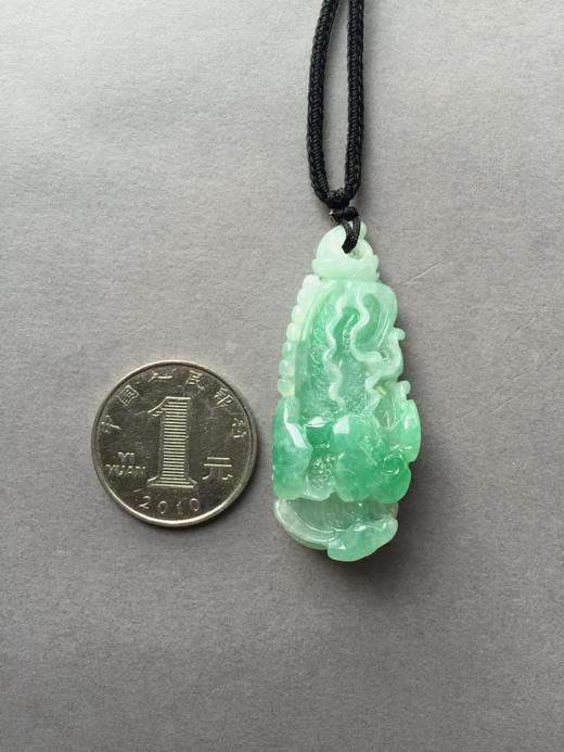 冰糯种阳绿俏色翡翠白菜 商品图2