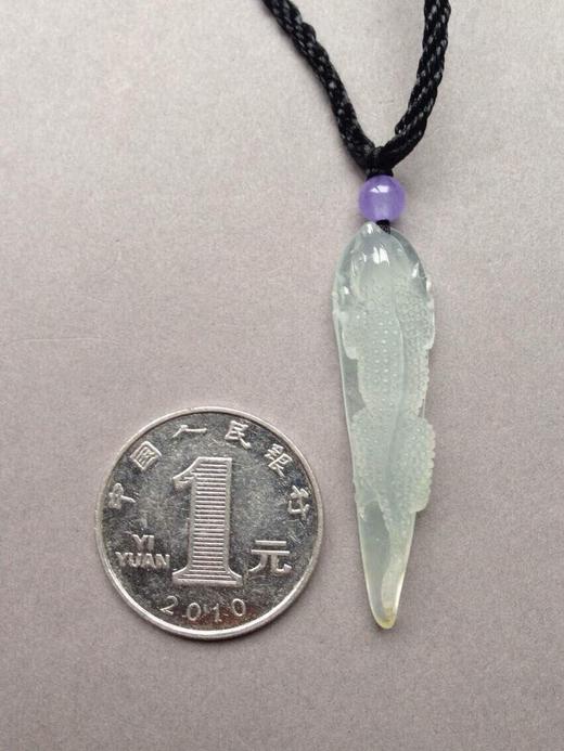 高冰种翡翠蜥蜴心有灵犀 商品图4