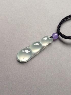 玻璃种翡翠福豆