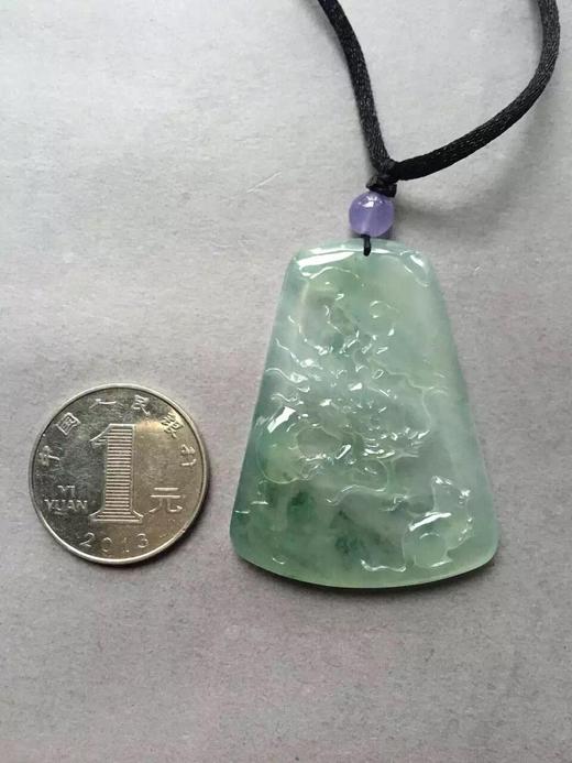 翡翠高冰种飘花子鼠辰龙龙牌 商品图2