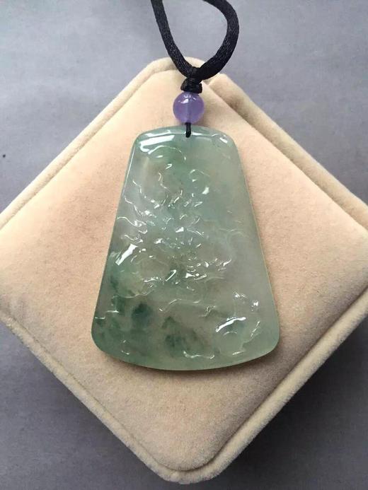 翡翠高冰种飘花子鼠辰龙龙牌 商品图4