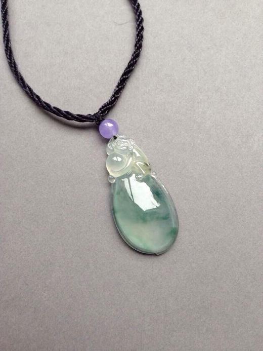 翡翠高冰种飘花金猴献寿 商品图2