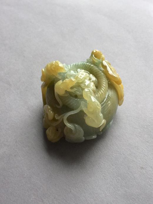 翡翠糯种黄翡俏色五鼠招财 商品图3