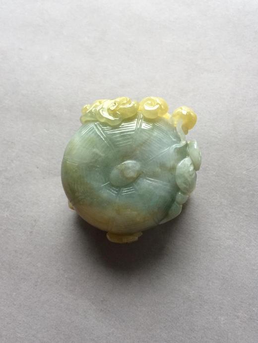 翡翠糯种黄翡俏色五鼠招财 商品图4