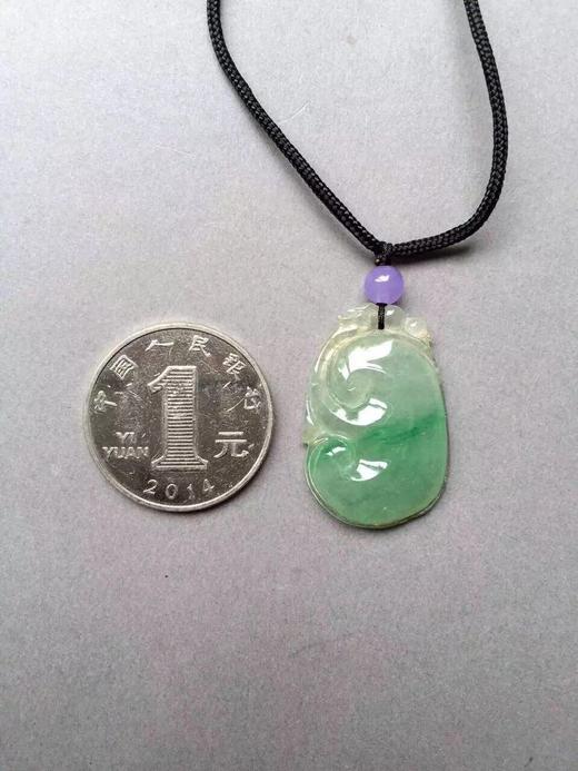 翡翠冰种飘阳绿如意 商品图3