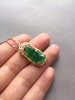 冰种阳绿翡翠节节高18k黄金镶嵌 商品缩略图1