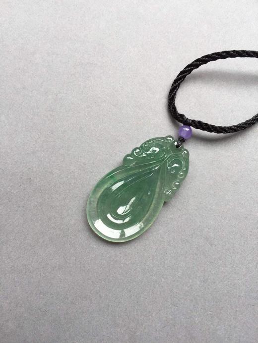 冰种晴水飘阳绿翡翠福至心灵 商品图4