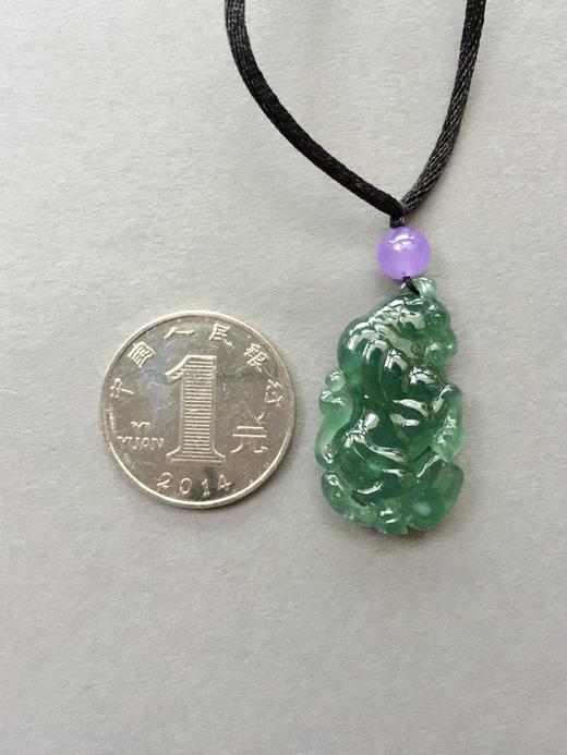 翡翠高冰种蓝水雪花棉牛气冲天 商品图3