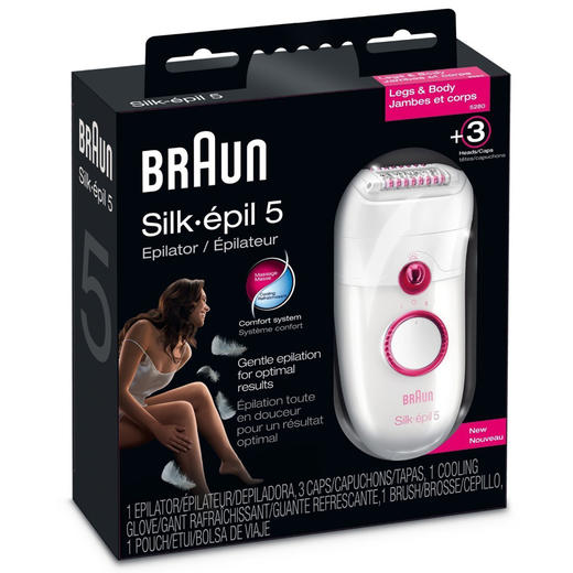 夏天必备！博朗Braun SE5280 女士脱毛器 商品图4