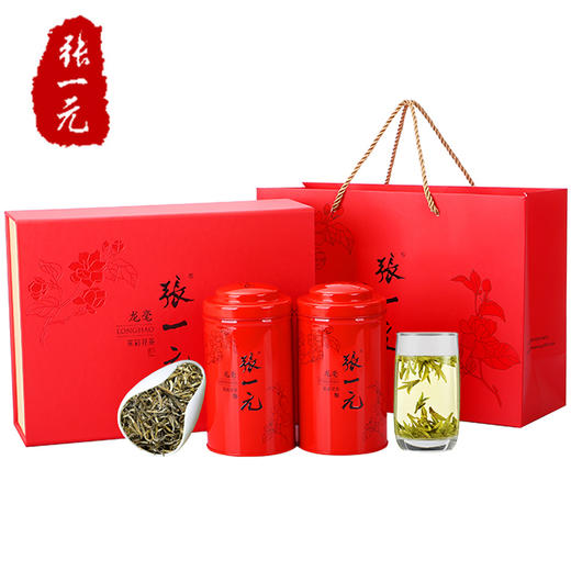 【张一元】茶叶 茉莉龙毫(礼盒装)特级200g 商品图0