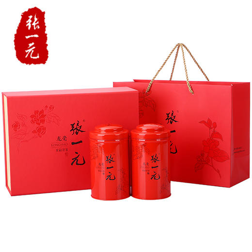 【张一元】茶叶 茉莉龙毫(礼盒装)特级200g 商品图1