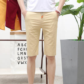 【服饰鞋包】。男士休闲短裤夏季中裤纯色5分裤 韩版男装夏五分裤沙滩潮牌裤子男