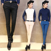 【服饰鞋包】春夏新款男士休闲长裤韩版西裤小脚裤子潮男纯色紧身休闲裤 商品缩略图0