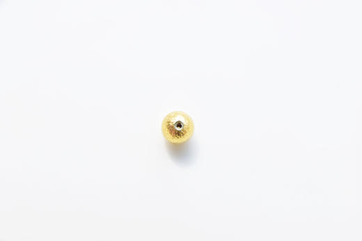 积分兑换│念珠手链小配珠 进口拉丝银镀金系列——大金珠6.8mm 商品图2