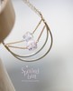 SpoiledBart Jewelry 14K注金 天然粉晶 耳钉 商品缩略图0